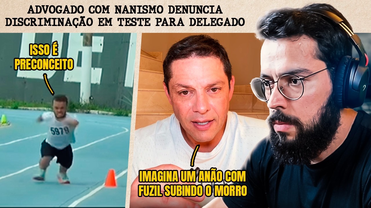 EVANDRO GUEDES REBATE ADVOGADO COM NANISMO