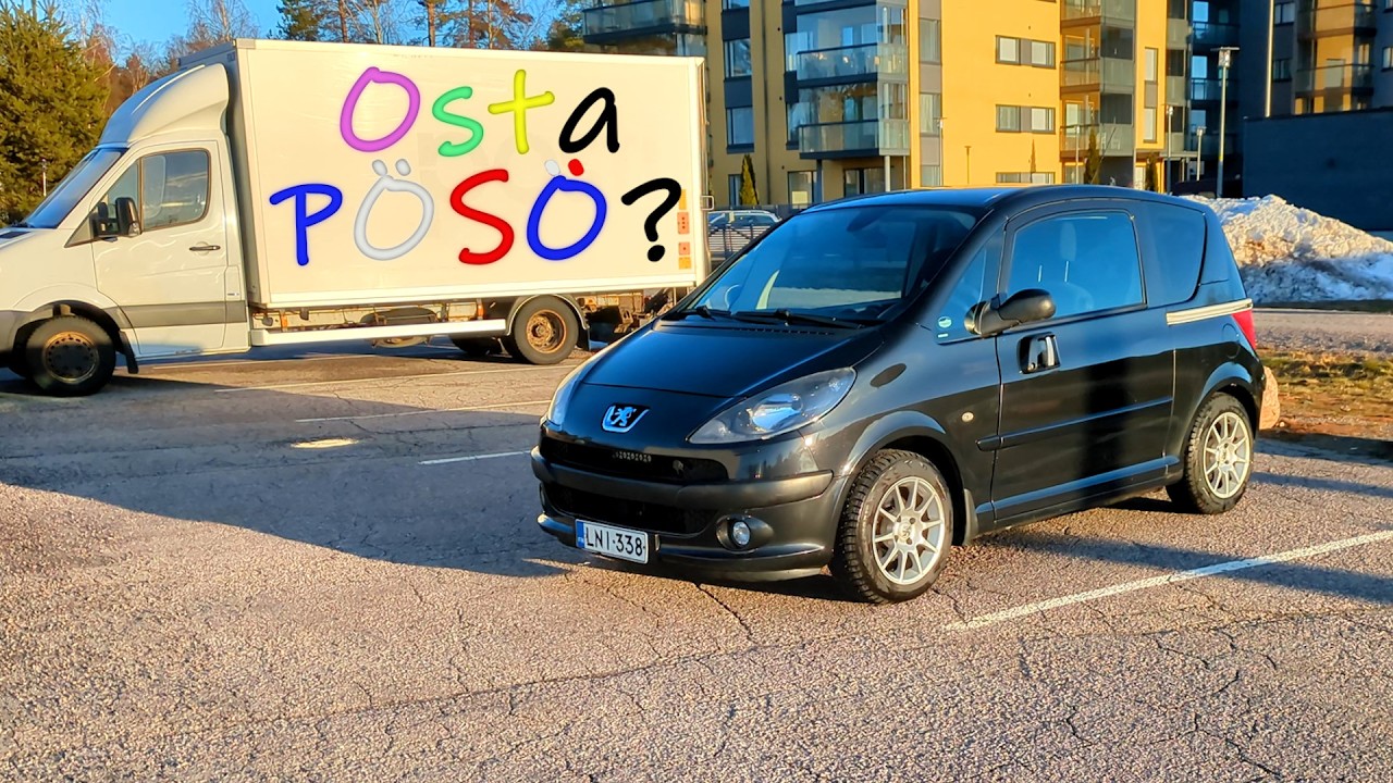 Osta pösö! Peugeot 1007! Mahtava, hauska ja legendaarinen pikkuauto!