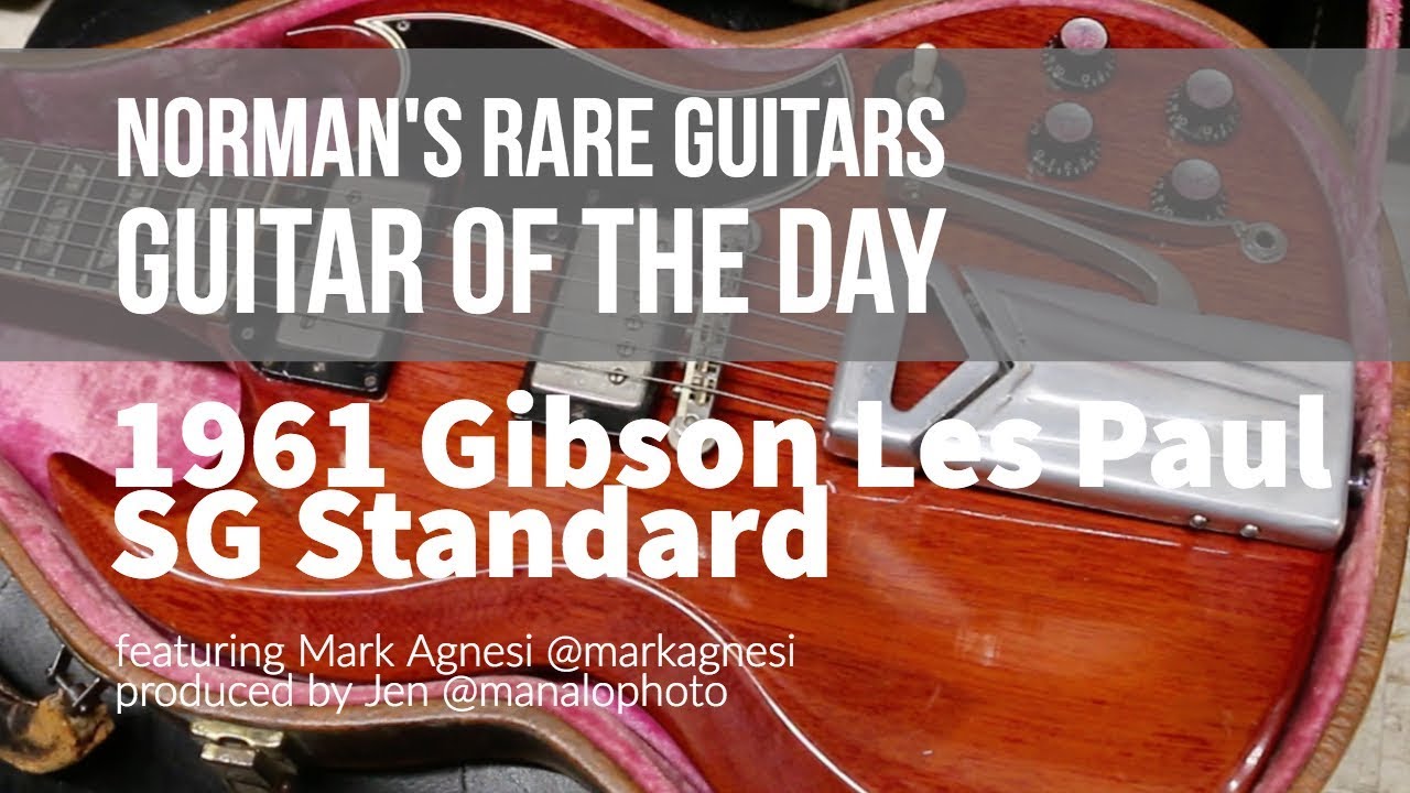 Guitar of the Day: 1961 Gibson Les Paul SG Standard Heritage Cherry | Norman's Rare Guitars