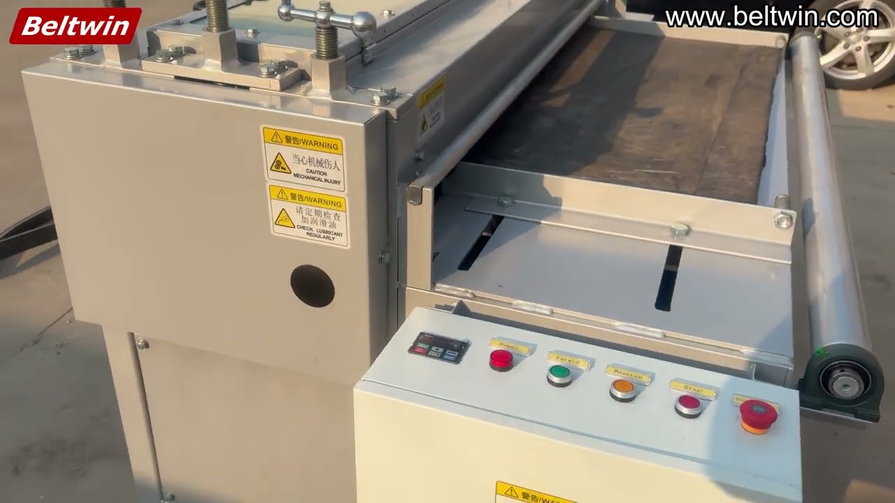 Beltwin rubber belt slitter machine 20mm thickness