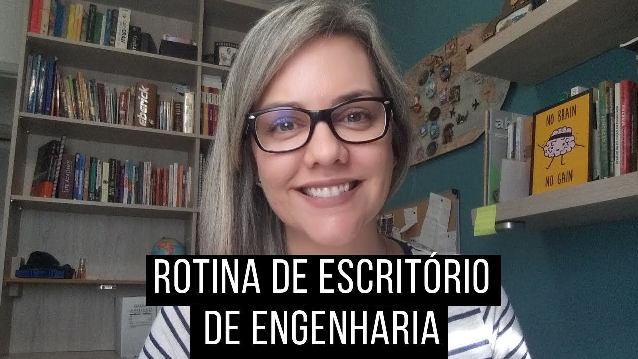 Rotina de escritório de engenharia