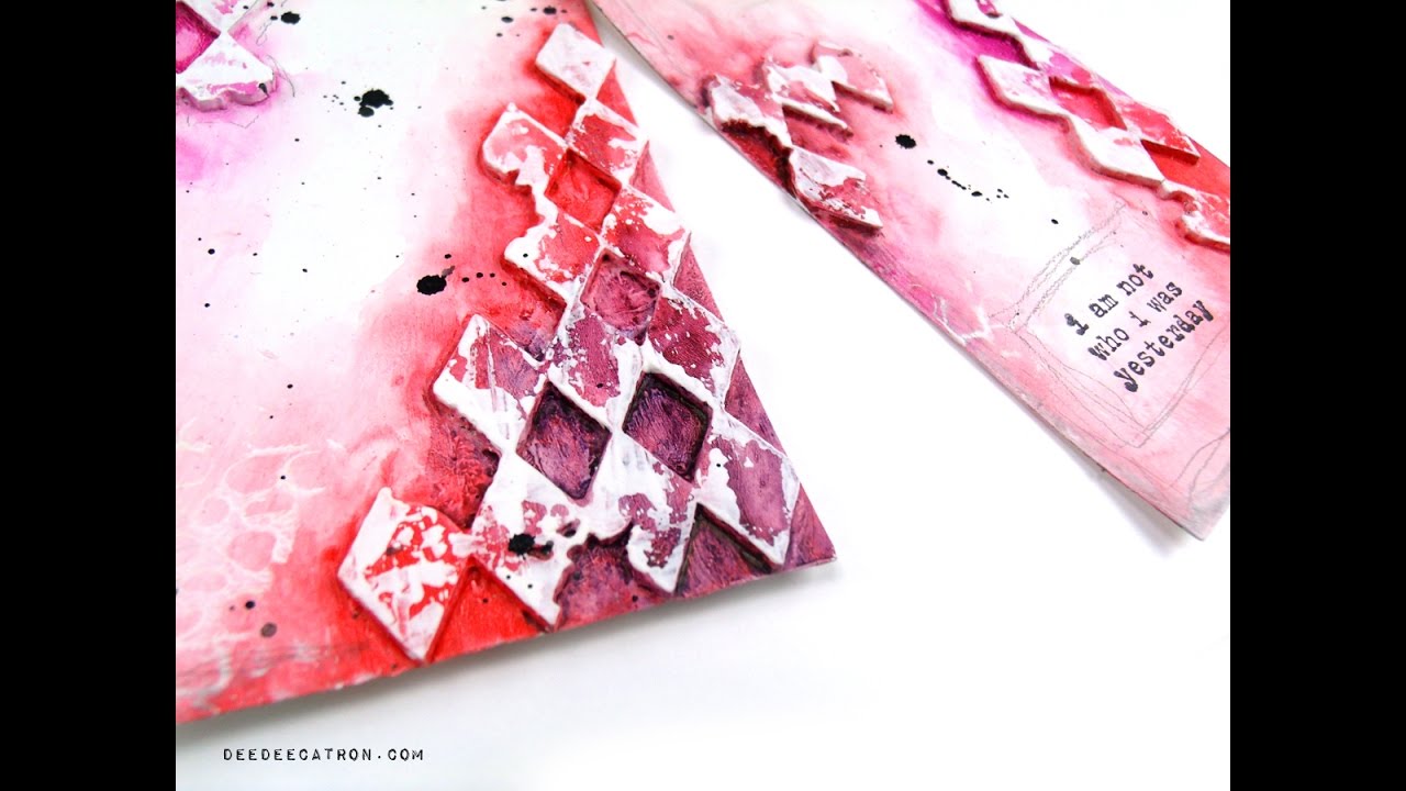 Mixed Media Tag Duo by DeeDee Catron
