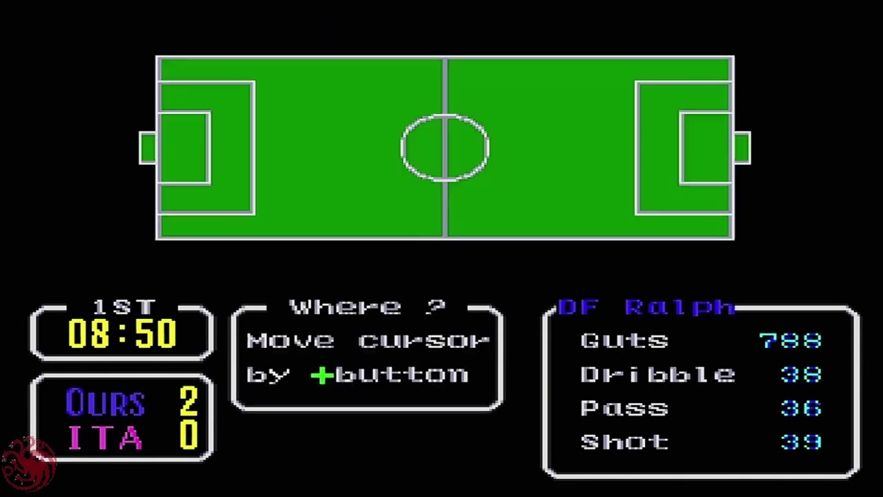 tecmo cup match 16 ours vs ita