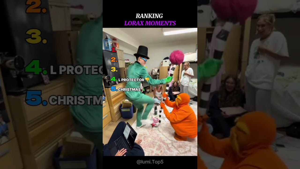 Ranking Lorax Moments 🤣 #funny #ranking #tiktok #lorax #memes