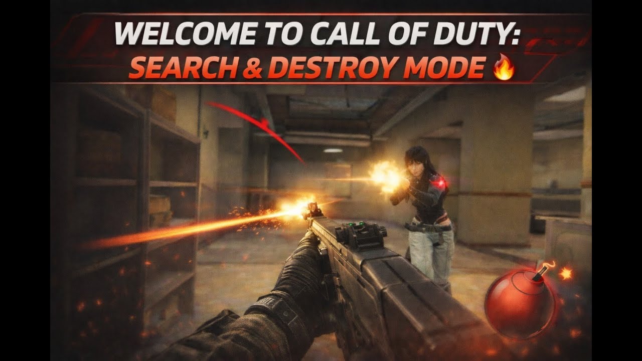 WELCOME TO CALL OF DUTY: SEARCH & DESTROY MODE 🔥