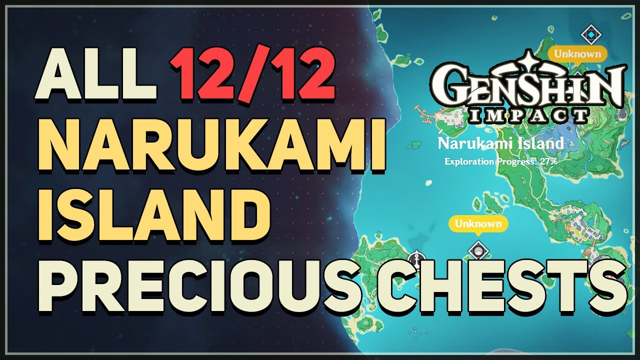 All 12 Narukami Island Precious Chest Locations Genshin Impact