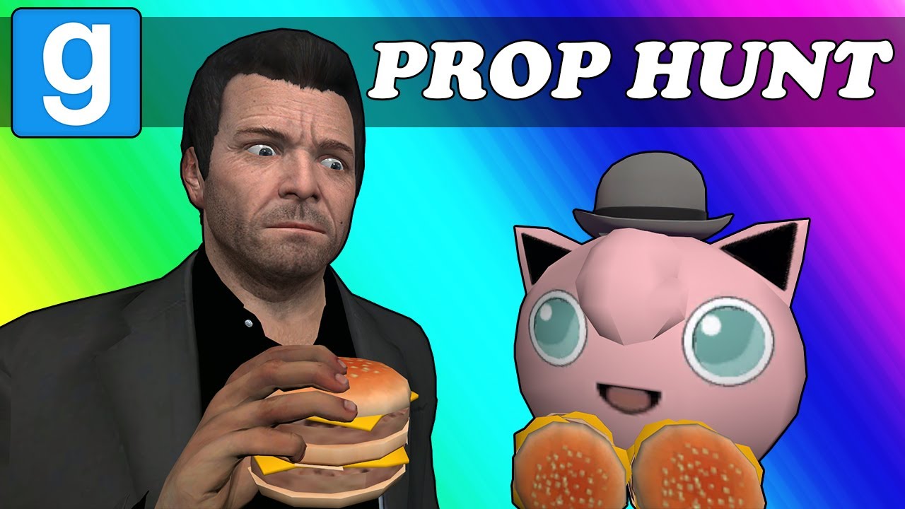 Gmod Prop Hunt - GTA Burger Shot Chaos! (Garry's Mod Funny Moments)