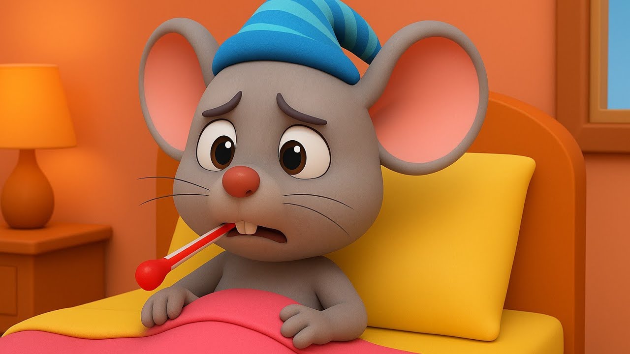 Aaj Mangalwar Hai Chuhe Ko Bhukhar Hai 🐭🍽️ | Super Fun Hindi Cartoon Rhyme | Cute 3D Animation Kids 
