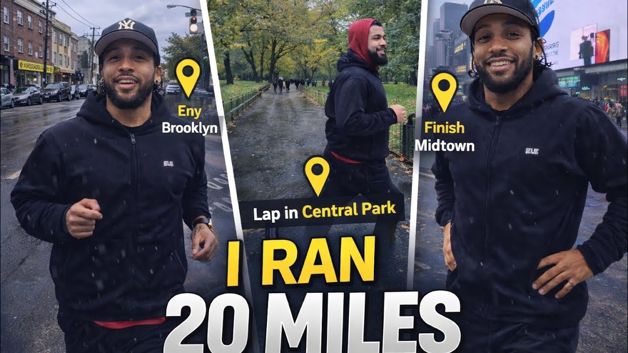 I Ran 20 Miles Across NYC | ENY Brooklyn to Midtown
