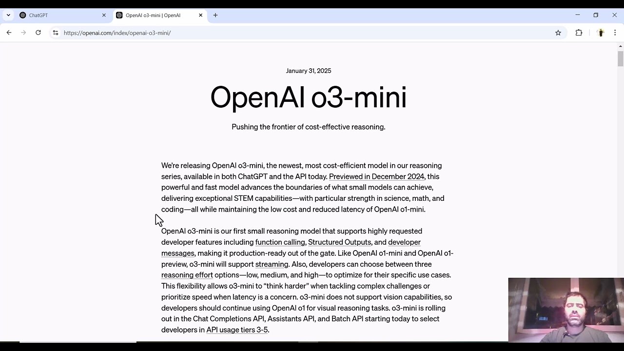 معرفی OpenAI o3-mini : مدل کوچک و قدرتمند هوش مصنوعی