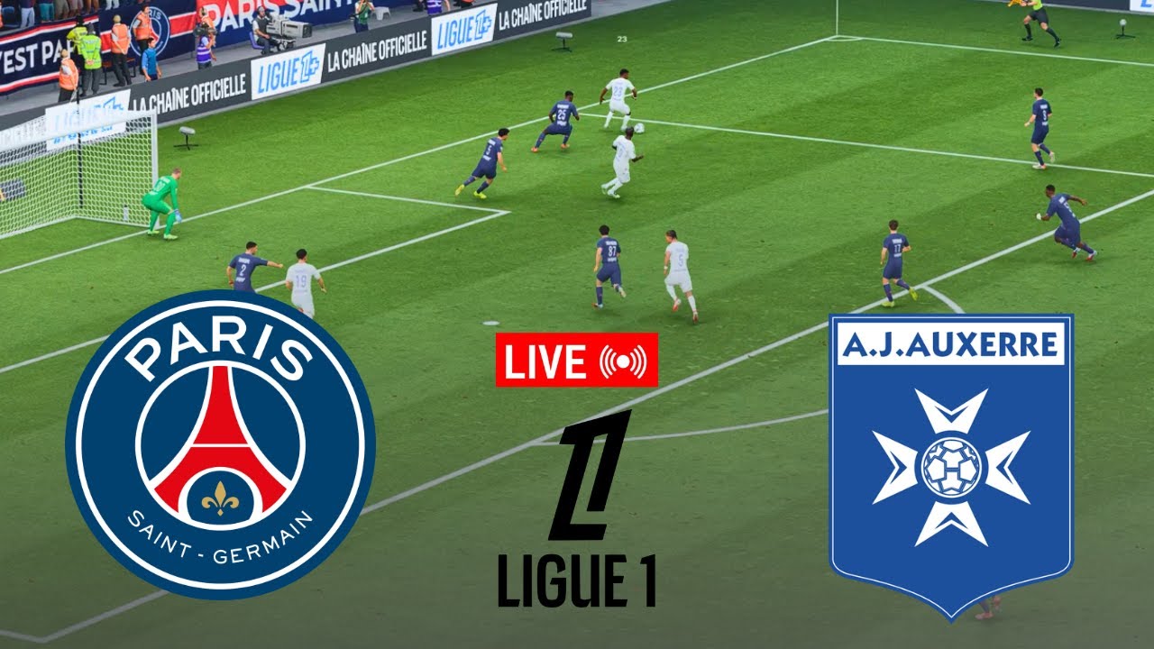 LIVE Auxerre vs PSG | Ligue 1 25/26 &ndash; FC26 Full Match Video Game Simulation
