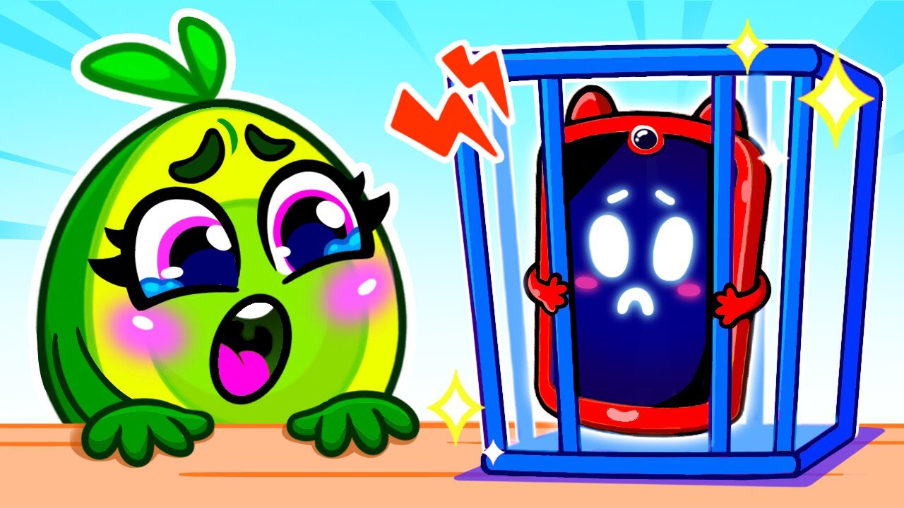Mobile Phone Jail | Safety Habits for | Kids Good Habits for Kids +Nursery Rhymes  #song #cartoon