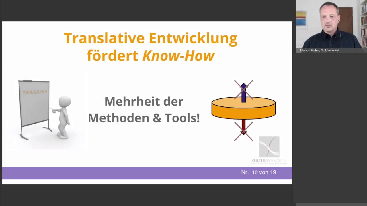 Transformativ arbeiten als Trainer & Coach 2 -  Transformation & Translation