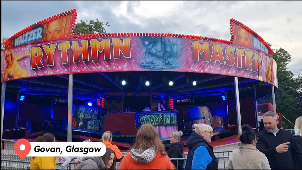 JOHNSTONE'S RYTHMN MASTER WALTZER - Govan #funfair2025 #waltzer #Glasgow