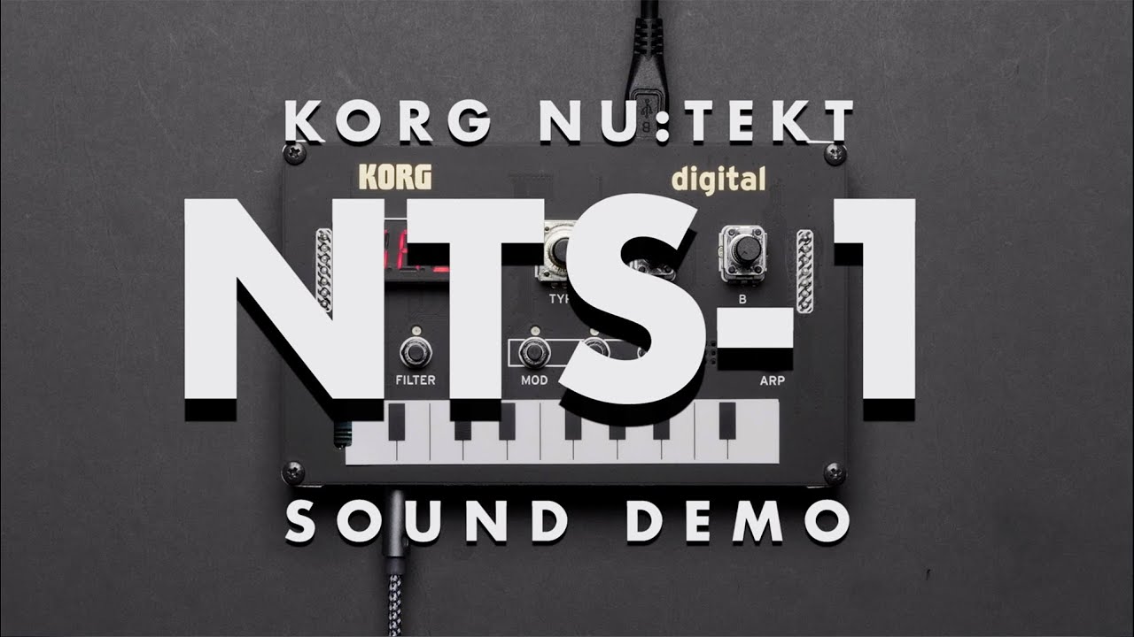 Korg Nu:Tekt NTS-1 Sound Demo