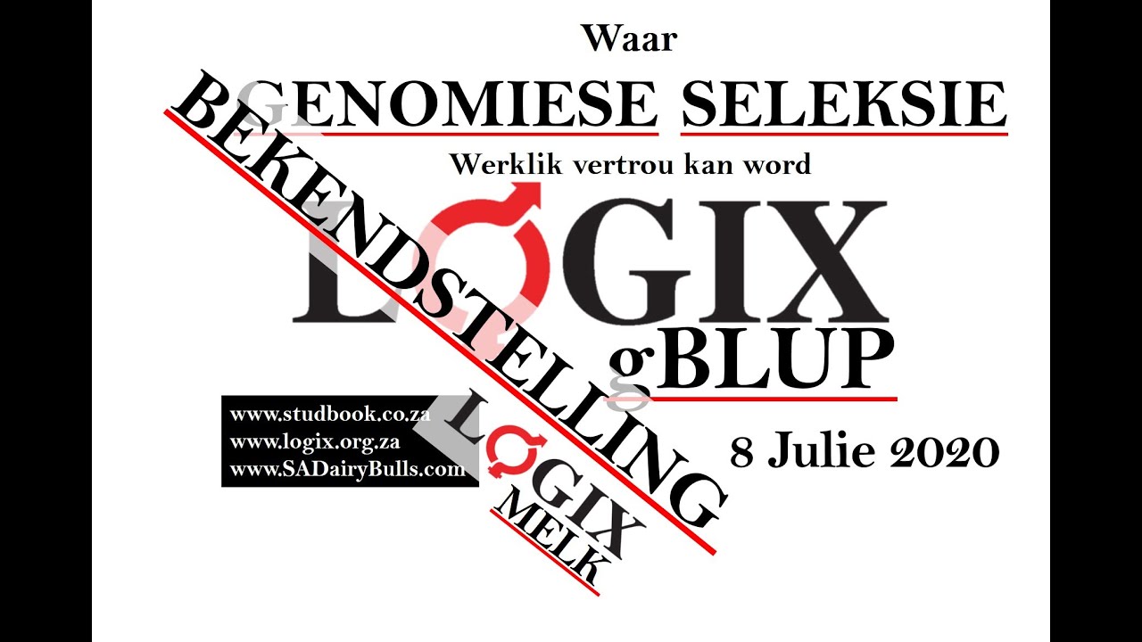 Bekendstelling van Genomiese Dienste aan Die Suiwelbedryf 8 Julie 2020