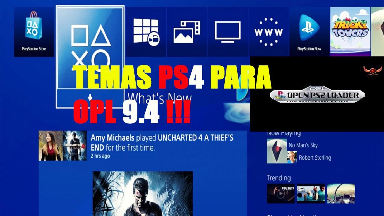 TEMA PS4 NO OPL 2020!!!