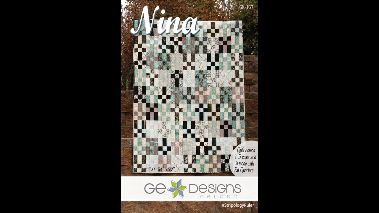 Nina Quilt pattern by Gudrun Erla of GE Designs
