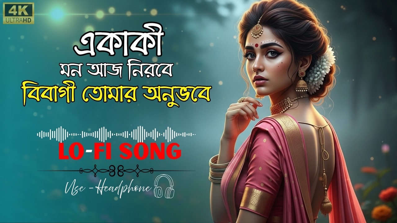 Ekaki Mon Aj Nirobe | একাকী মন আজ নিরবে | Bangla Cover Song | 4K Music Video | New Version