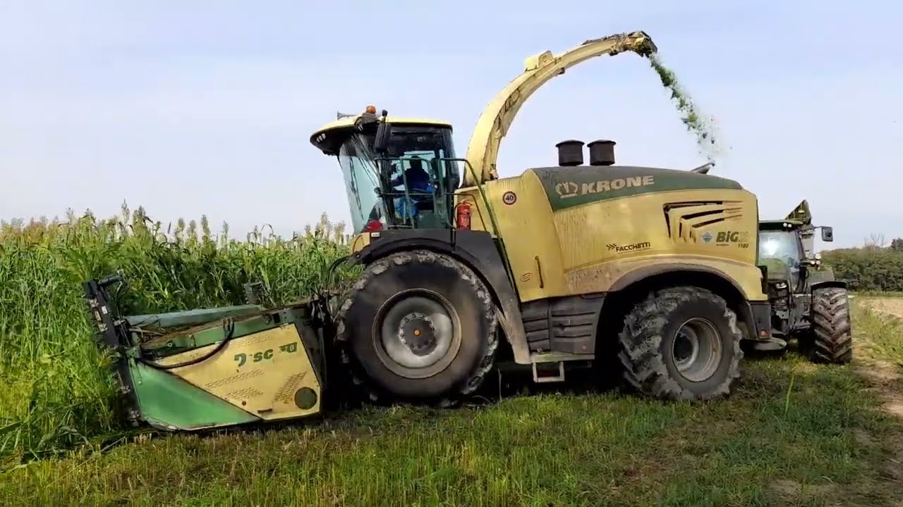 Krone Big X 1180 Trinciatura Sorgo