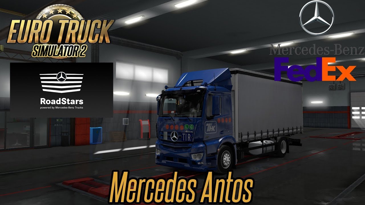 [ETS2 v1.35] Mercedes Antos (w/ BDF + Trailer) +All DLCs