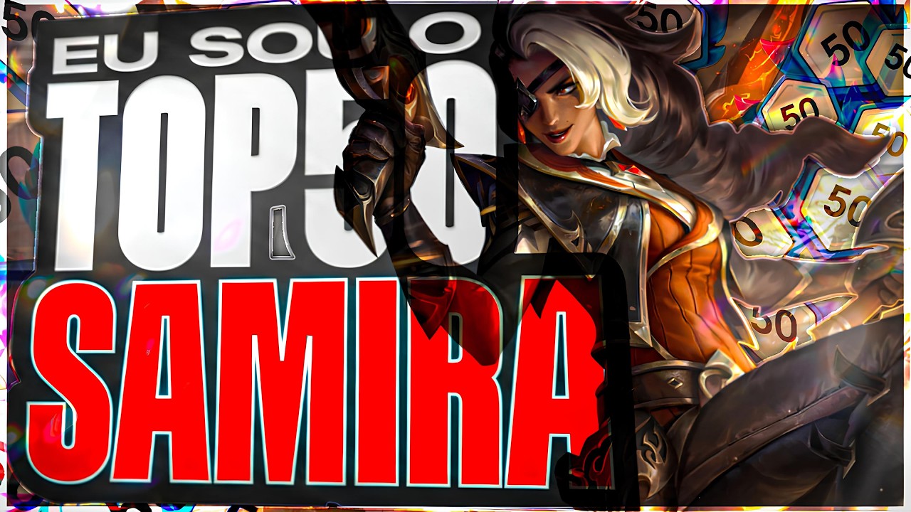 SAMIRA TOP50 | COMO JOGAR DE ADC GAMEPLAY EXPLICATIVA!! WILD RIFT