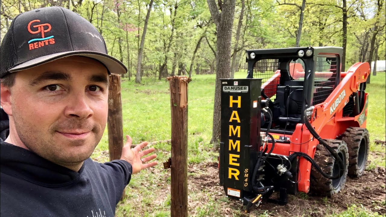 The Hammer That Drives Corner Posts Into the Ground!