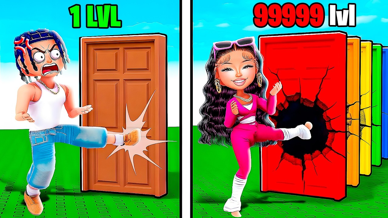 RAY & YKM KICK 8,297,412 DOORS FOR THE STRONGEST KICK IN ROBLOX