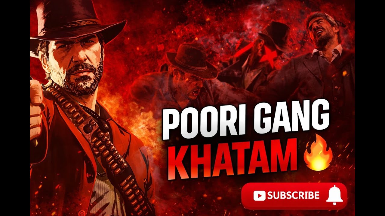 GANGSTER OR USKE SATHI KHATAM🔥 | RED DEAD REDEMPTION HINDI GAME PLAY