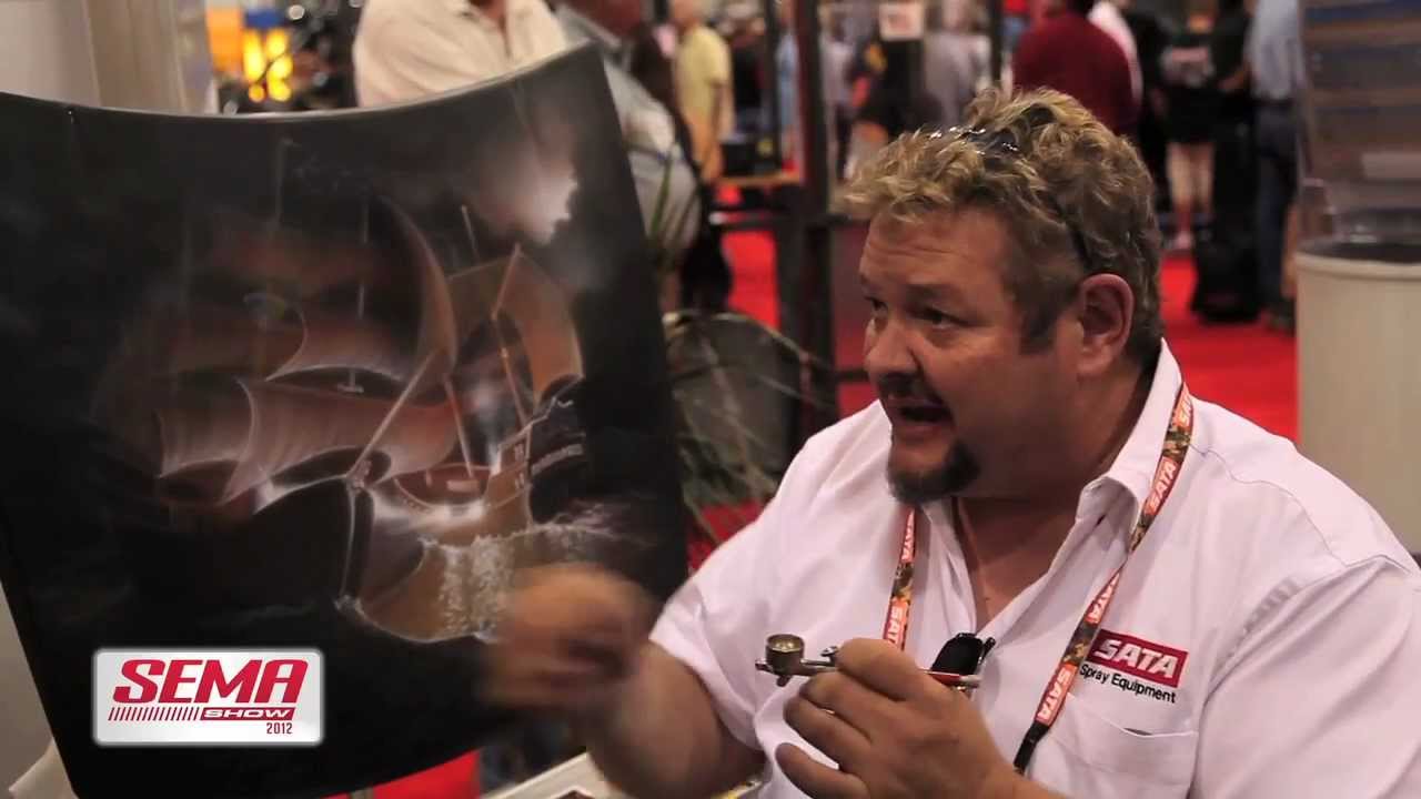 SEMA 2012 Coverage SATAgraph 4 Airbrush with Mickey Harris