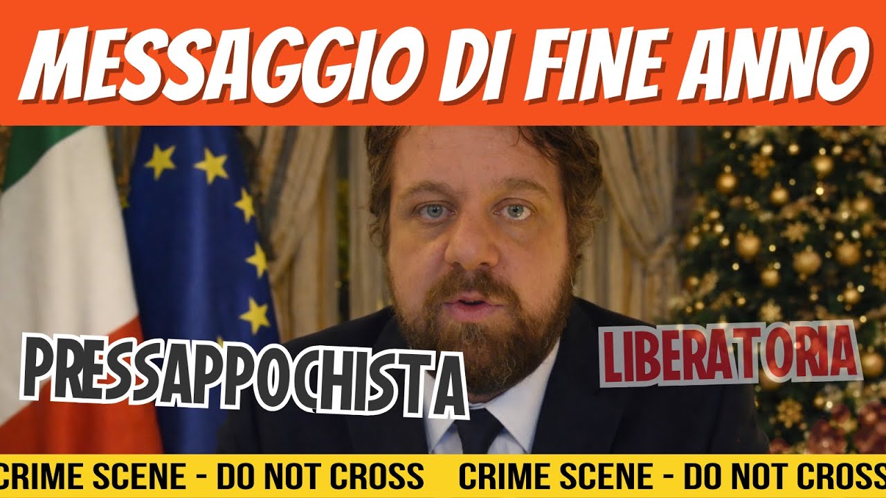 MESSAGGIO DI FINE ANNO, liberatorio