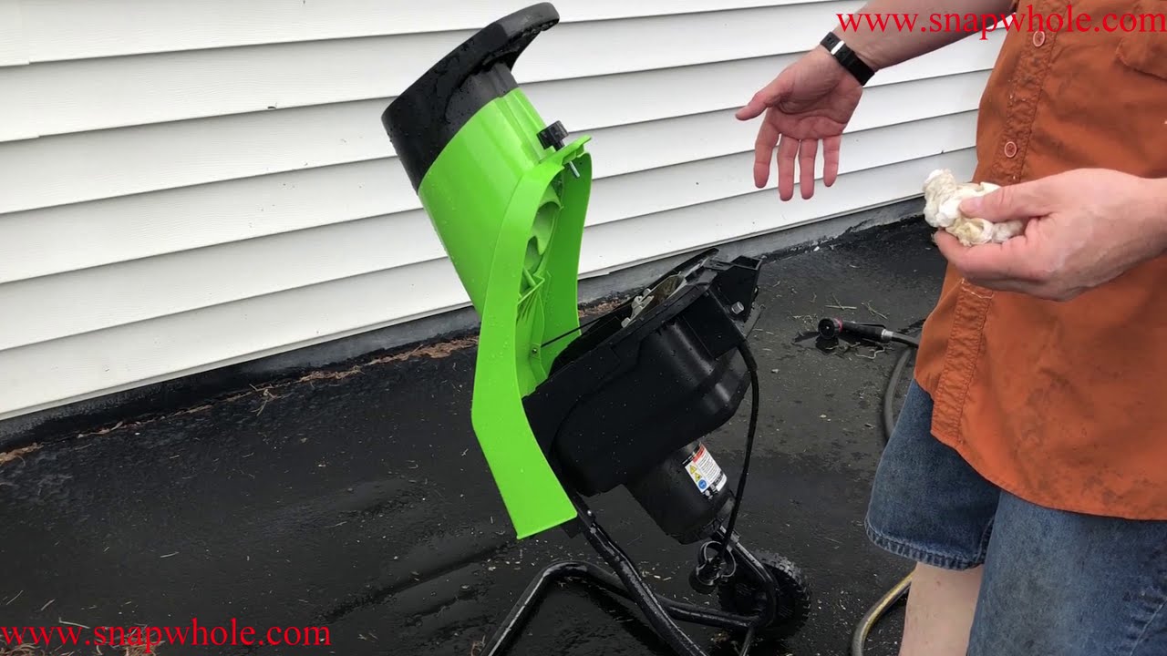 Harbor Freight Portland Chipper Shredder - Shredding HDPE