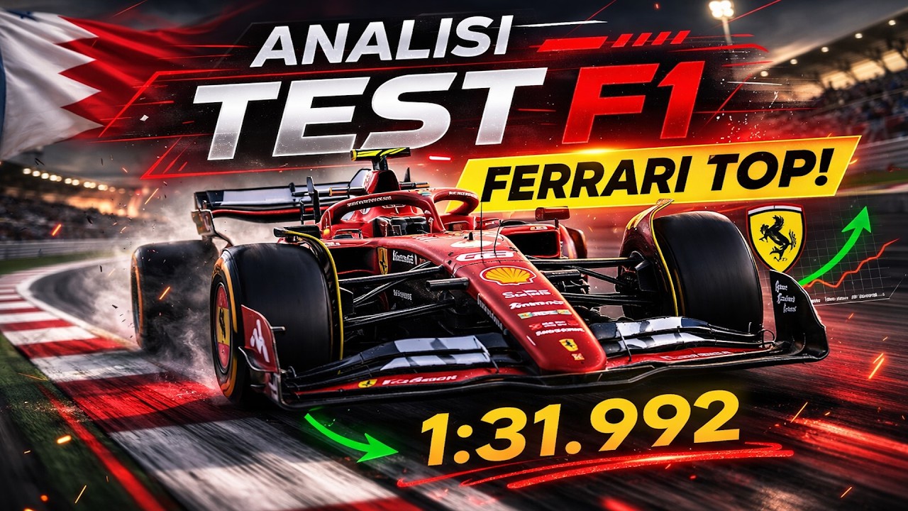 🔴Ferrari fa sul serio? 🏎️ Leclerc davanti nei Test F1 Bahrain