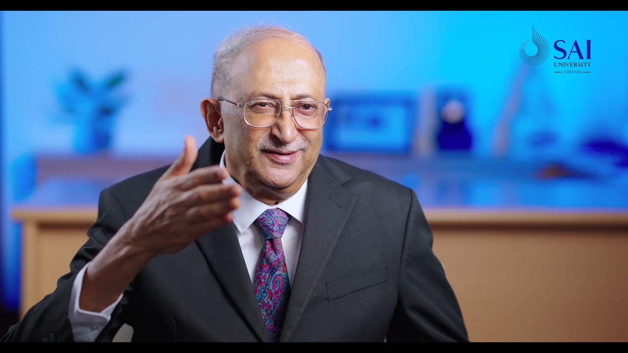 Mr. K.V. Ramani talks about Sai University's vision, mission, and the distinctive curriculum