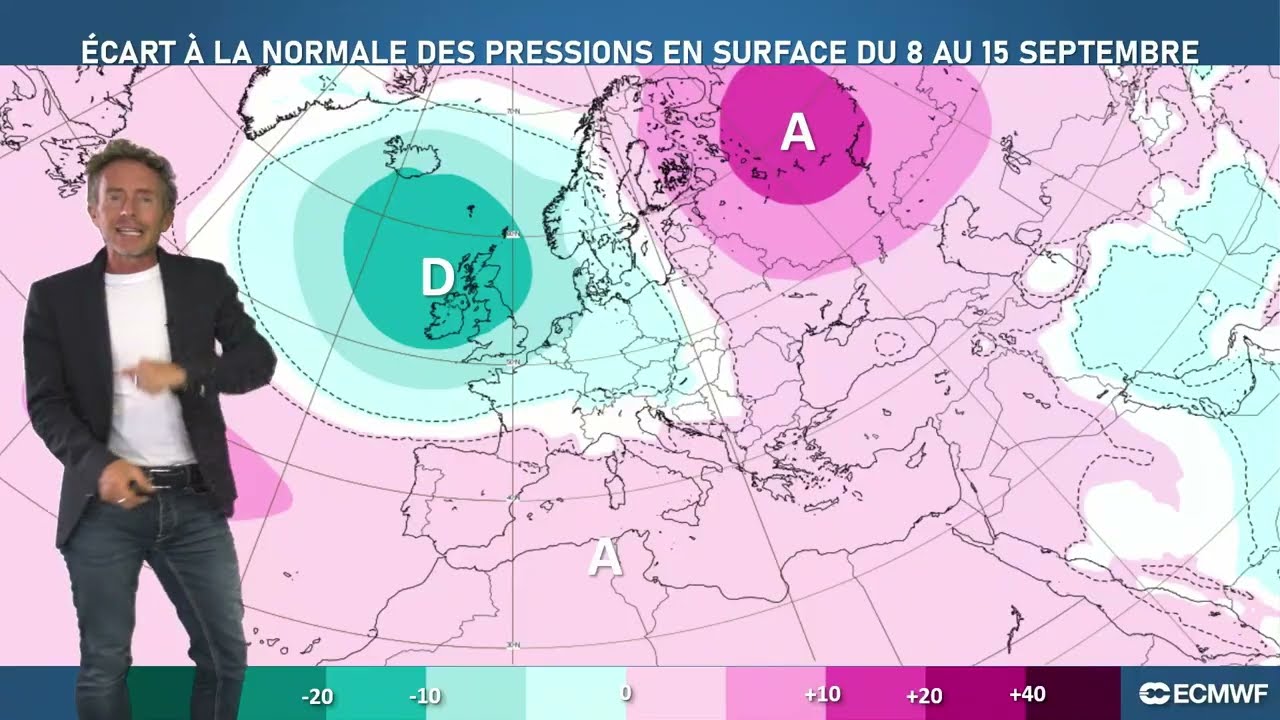 Bulletin météo pour le lundi 8 septembre 2025