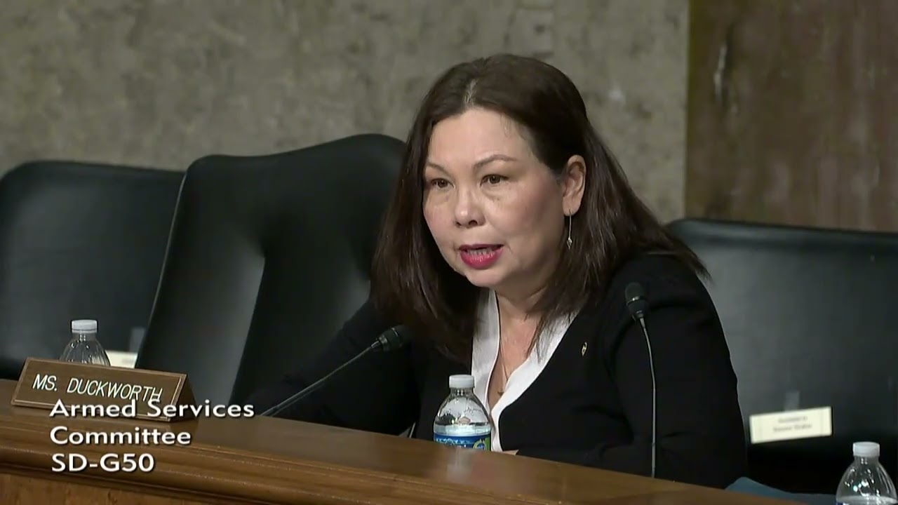 Duckworth Secures Commitment from Deputy Secretary of Defense Nominee to Refuse an Illegal Order