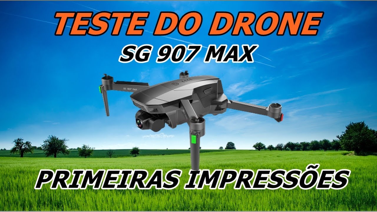 Drone SG 907 MAX Primeiro voo e testes - DRONE TOP