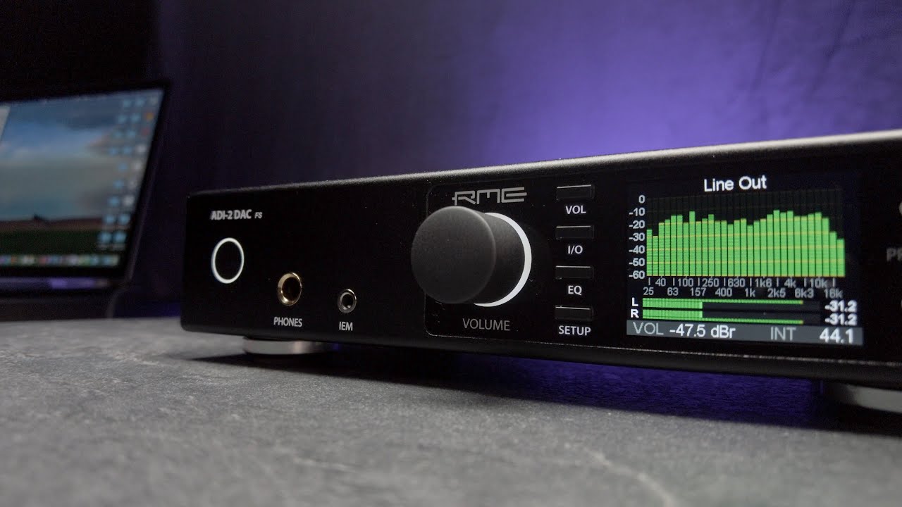 RME ADI 2 DAC FS Headphone Amp. This is AMAZING