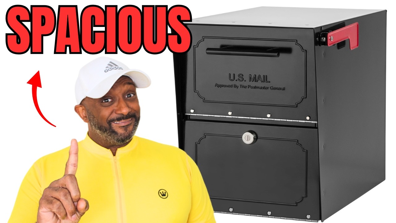 Architectural Mailboxes Oasis Classic Locking Parcel Mailbox Is a Game-Changer