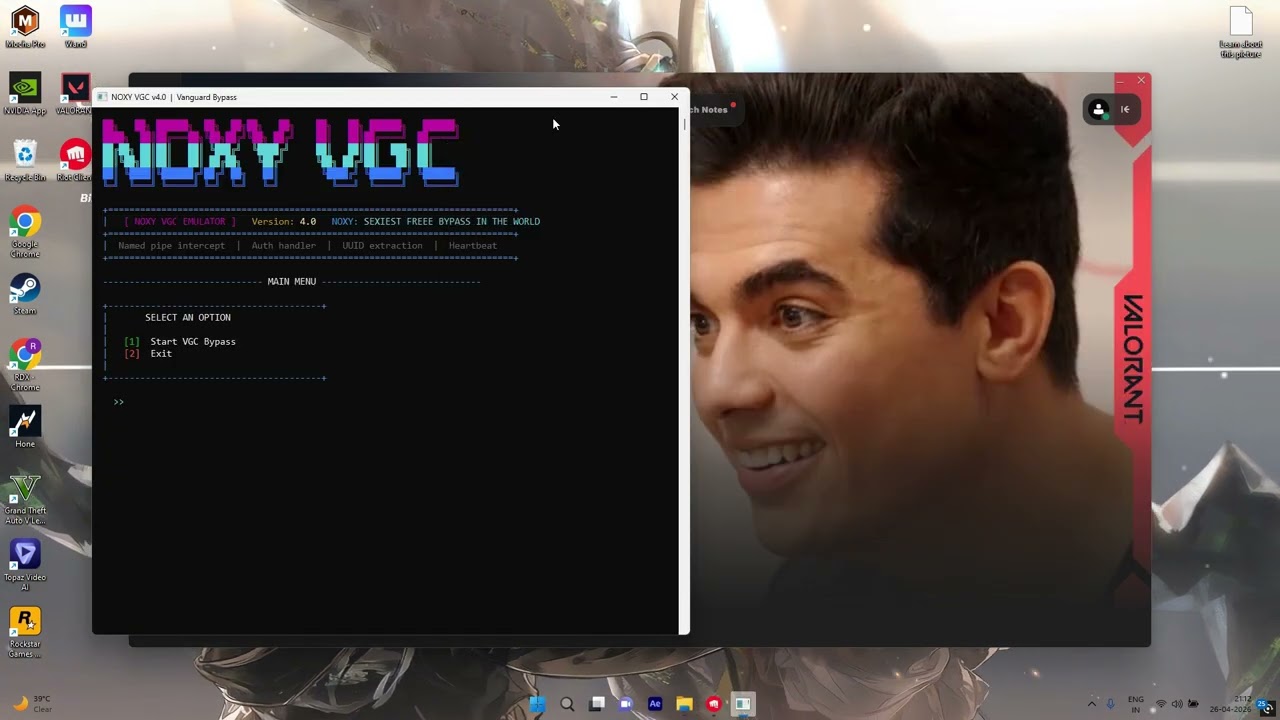 Vgc bypass Free Valorant Vanguard bypass  #vgc #valorant #hacks