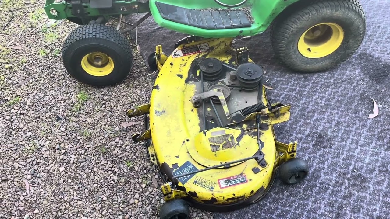 JOHN DEERE LX277 38 inch mulch Deck …Blade selection/replacement
