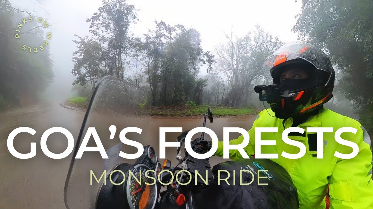 1 - Epic Day 1: Battling Heavy Rain on Ride #solo #motovlogger #ridergirl #goa