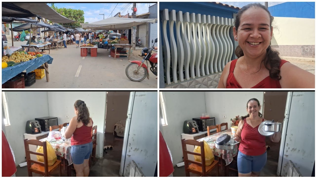 INDO A FEIRA , NÃO ENCONTREI O QUE FUI COMPRAR ,  ORGANIZEI A CASA 