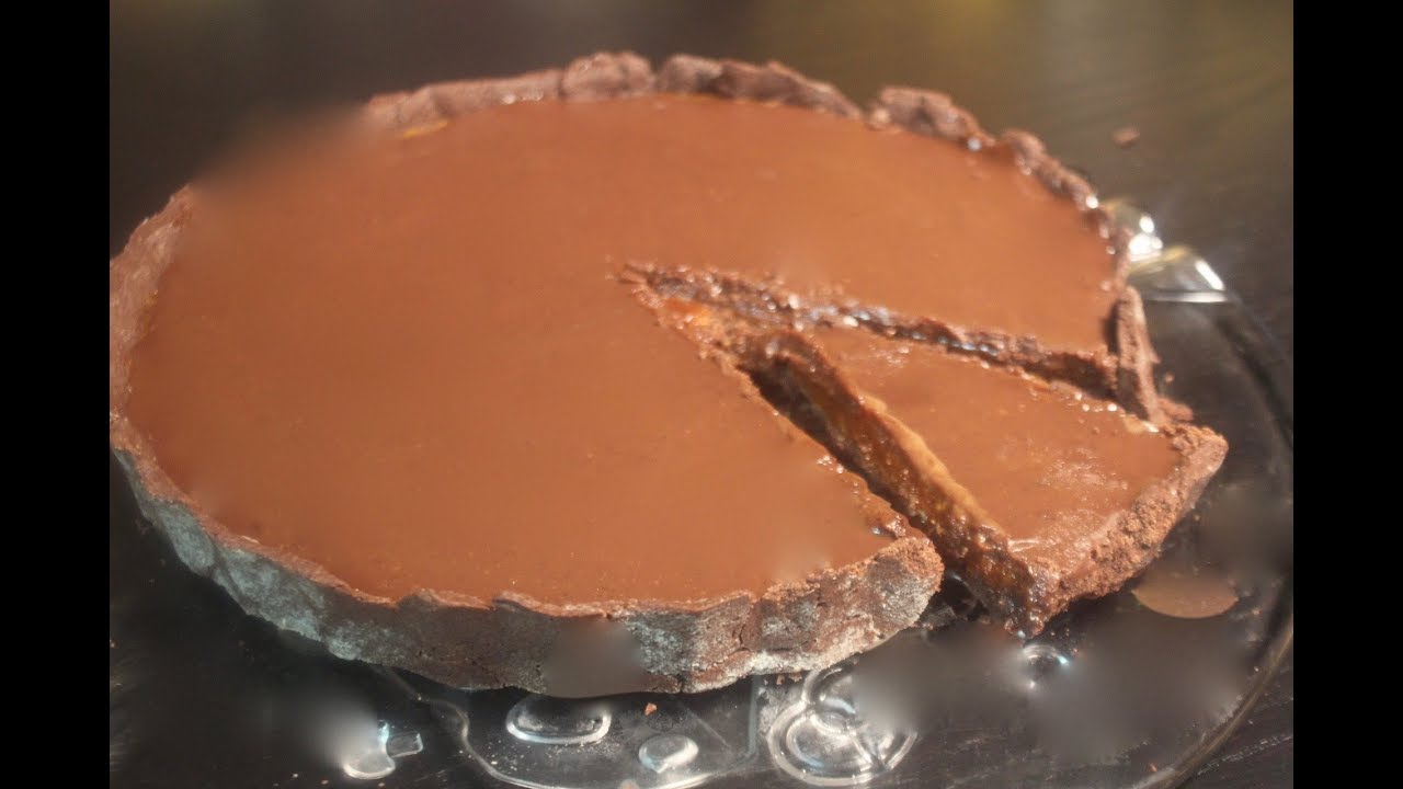 مطبخ الأكلات العراقية - تارت الشكولاتة بصوص الكراميل  { Daim }