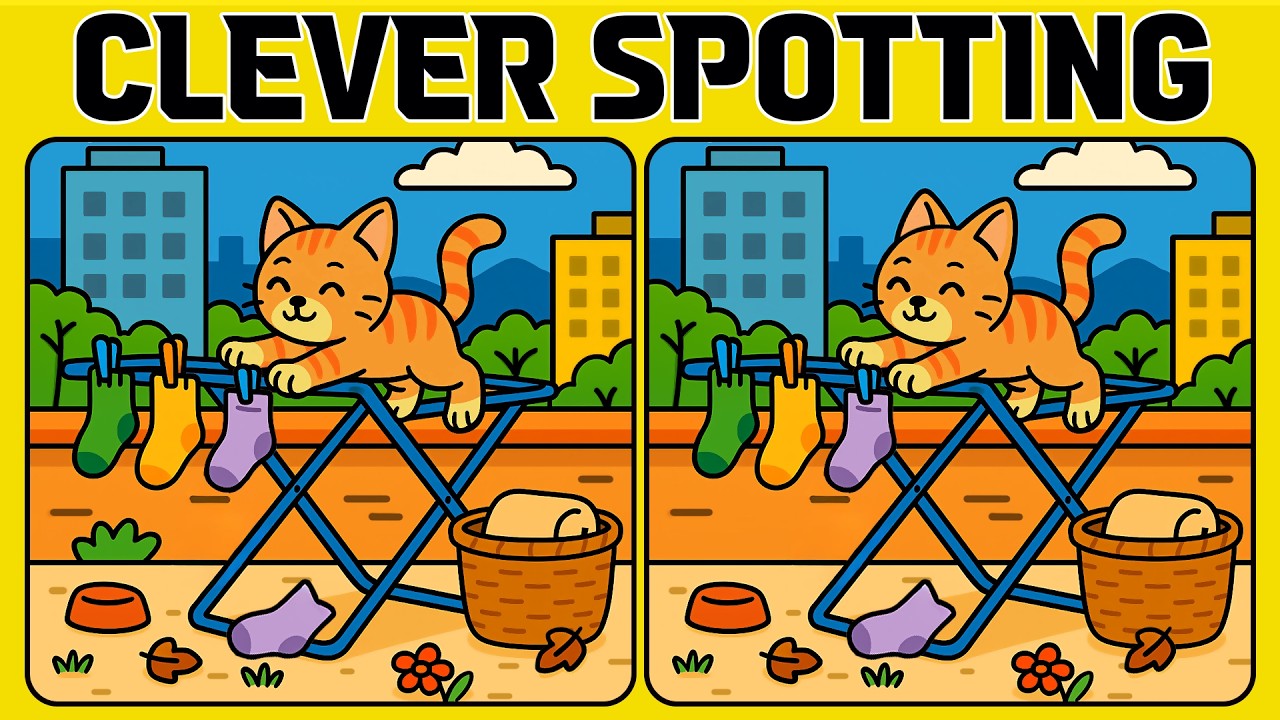 Fun Yet Challenging Spot the Difference Puzzles for Mental Agility (A Bit Tricky)