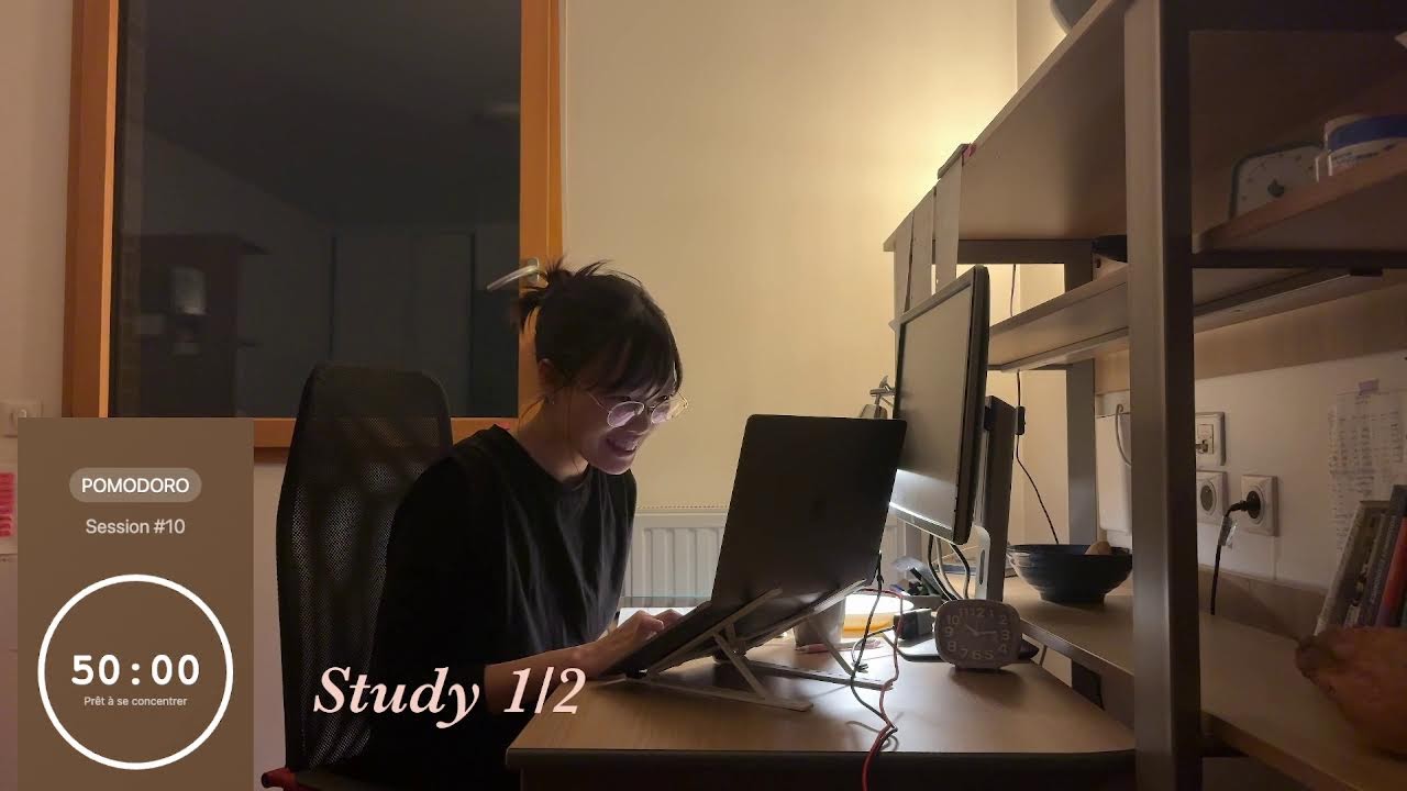 study with me🌸  2 hour | Pomodoro 50-10 | no music | Deep focus