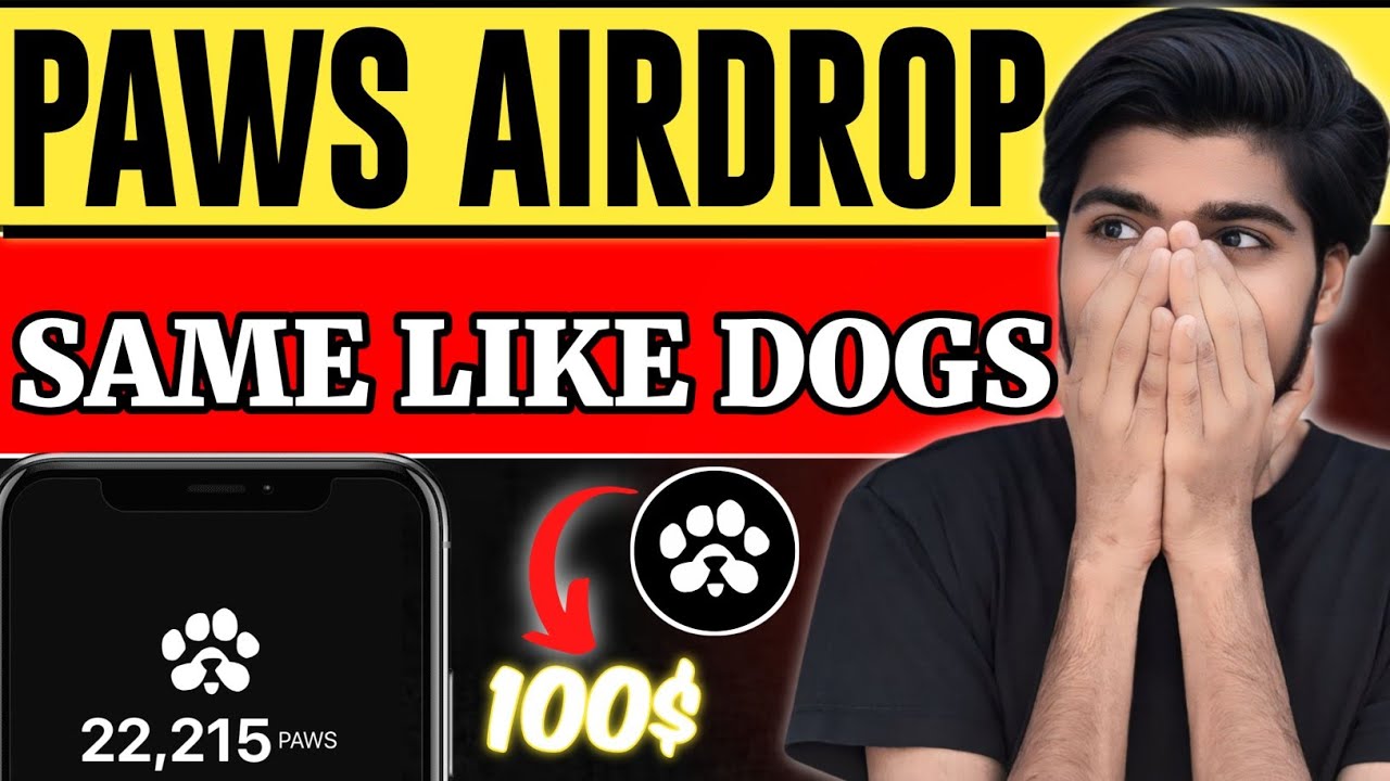 Paws Telegram Airdrop|Same like Dog Airdrop|paws bot wallet