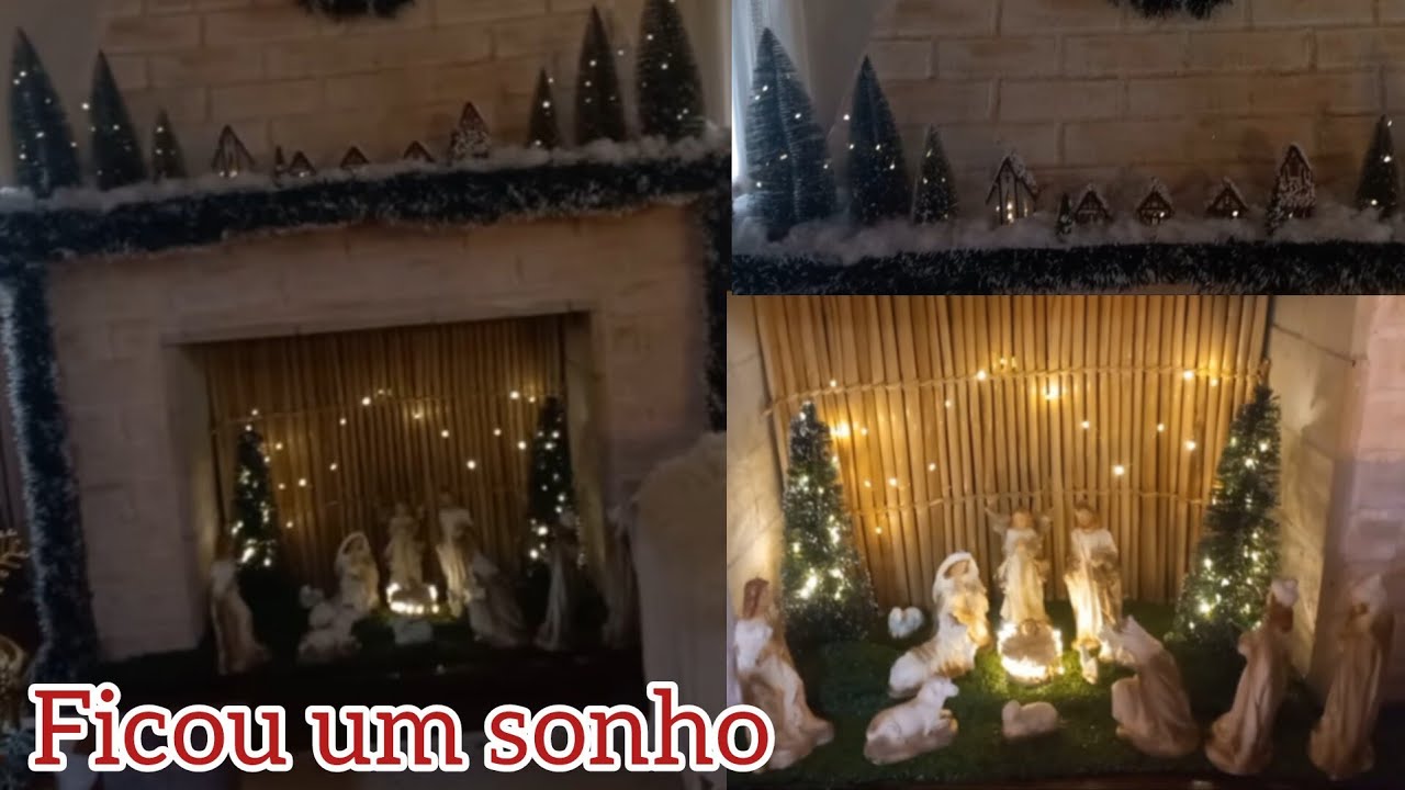 A decoração de Natal mais linda que eu já fiz/presépio/o louco do Natal atacou😅