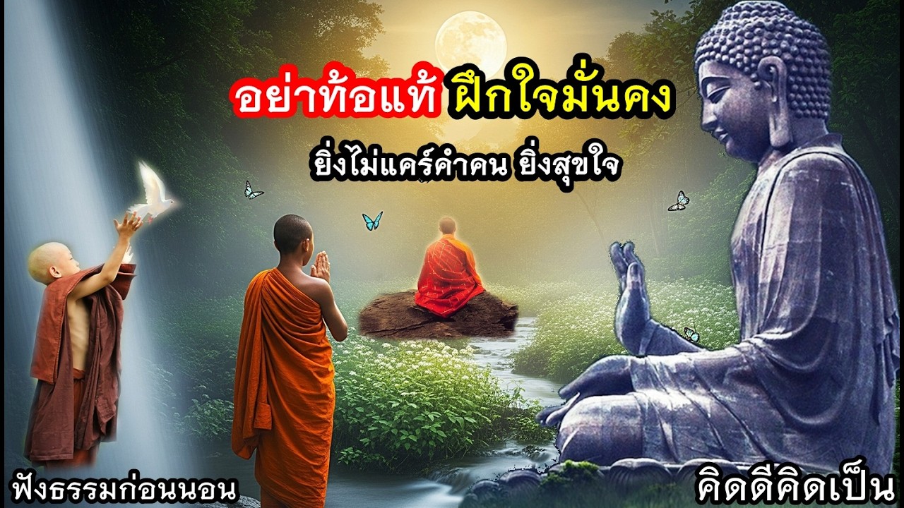 ฟังธรรมะก่อนนอน ยิ่งไม่แคร์คำคน ยิ่งสุขใจ🙏ใจสบายขึ้น(1456)25