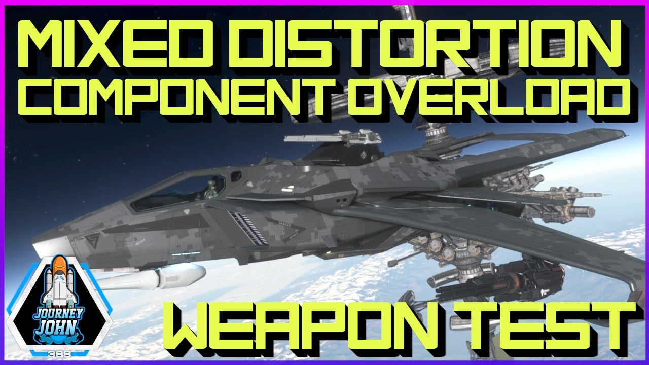 Star Citizen 4.5 - F7A Hornet Distortion Mixed Loadout Test w/ Engineering